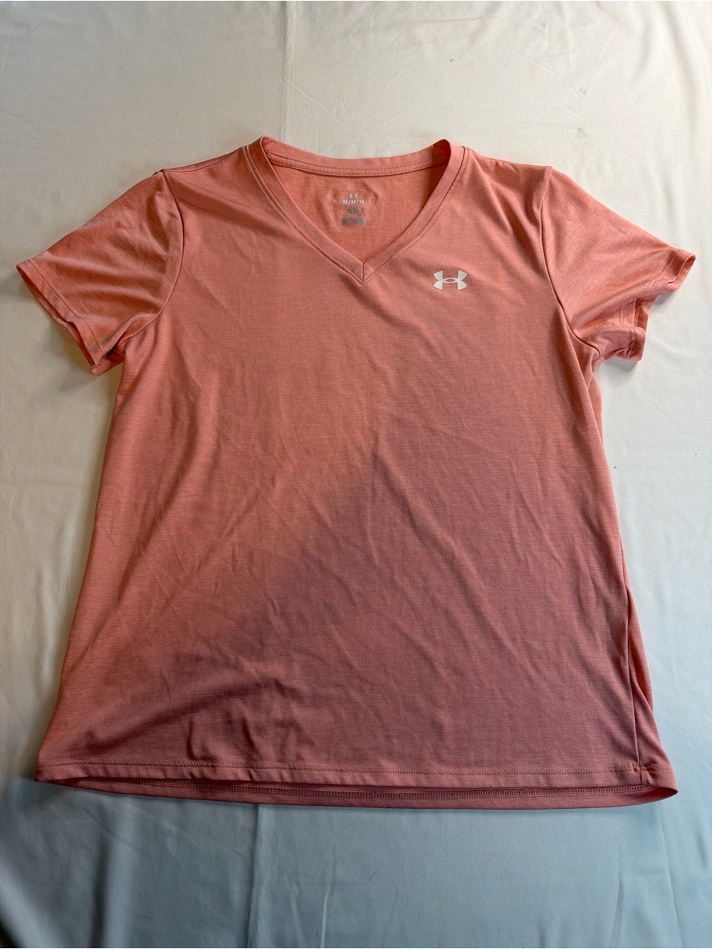 Under Armour Women's Coral V-Neck Active Tee - Light Coral